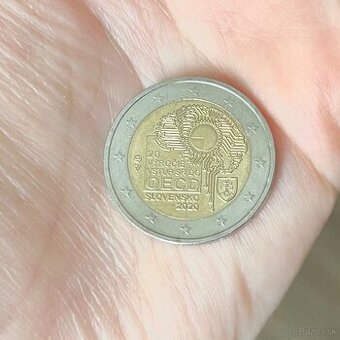 2€ minca 20. VÝROČIE VSTUP SR DO OECD SLOVENSKO 2020