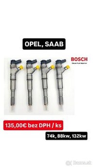 Repasované vstrekovače BOSCH OPEL 1.9 CDTi - 74kw, 88kw