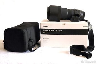 Sigma 150-600mm na Canon ef