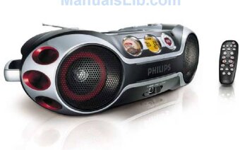 Dizajnové prenosné rádio PHILIPS AZ23 MAX sound GAME