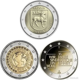 Euromince z roku 2025