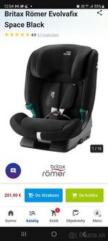 Autosedacka britax s isofixom