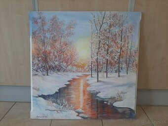 Palovičová - Zimná krajina olej