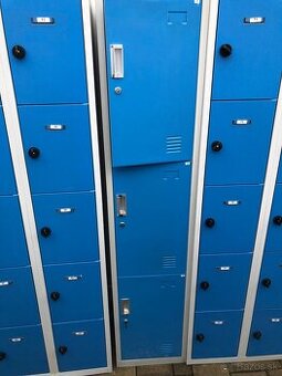 Šatníková kovová plechová skrinka 1ks