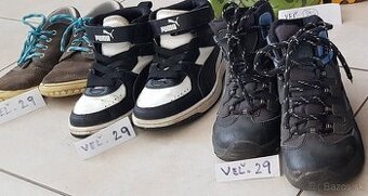 Topanky a tenisky - velkost 29