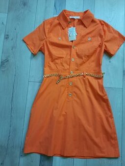 Michael Kors bavlnene koselove saty s opaskom