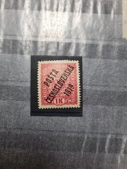 POŠTA ČESKOSLOVENSKÁ 1919 1K