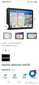 Navigácia Garmin DEZL LGV710