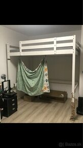 Stora Ikea vysoká posteľ