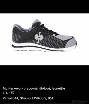 Bezpečnostné topánky MIX, VEĽKOSŤ 44