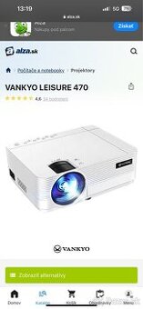 Mini projektor VANKYO LEISURE 470 W