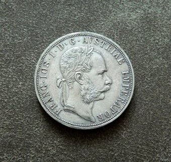 Predám 2 zlatník/florin 1879 František Jozef I.