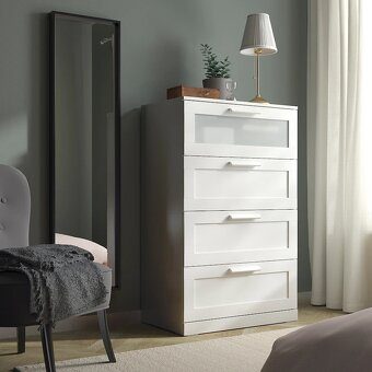 Ikea - Nová BRIMNES Komoda so 4 zásuvkami