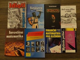 Knihy - politika, financie, zdravie, motivačné, kuchárky