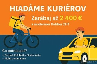 🚴♂️ HĽADÁME KURIÉROV DO MARTINA 🚗