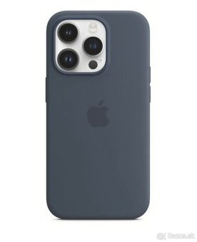 Modre silikónové puzdro MagSafe Apple iPhone 14 Pro