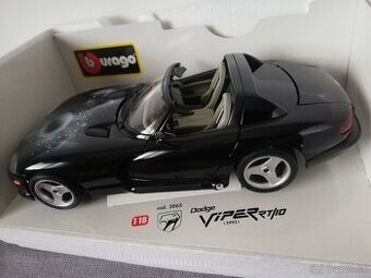 1:18 DODGE VIPER Bburago cierna, original krabica