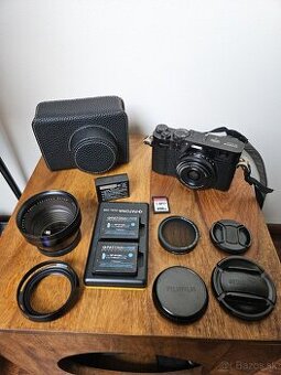 Fujifilm X100V + Telepresadka + prislusenstvo
