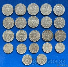 Strieborné mince Nemecko a svet BK aj Proof - 1