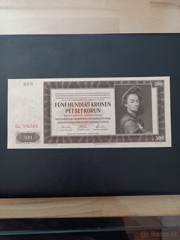 Bankovka 500 korun Čechy a Morava - 1
