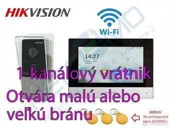 Videovrátnik HIKVISION DS-KIS603-P + ZDARMA strieška
