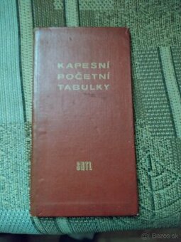 Kapesní početné tabulky matematické