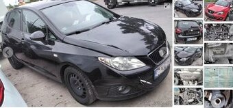 SEAT IBIZA J6 1.6 2010 predám MOTOR BTS, DVERE, NÁRAZNÍK, PR