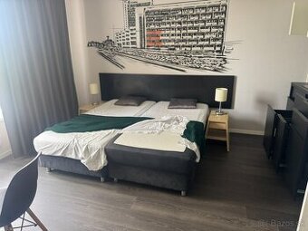 Hotelová posteľ 2x 90x200 (180x200) s matracom