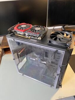 MSI GeForce GTX 1050 Ti + PC skrina + Fans
