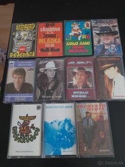 Predám MC kazety-Tučný,Mikušek,Mládek