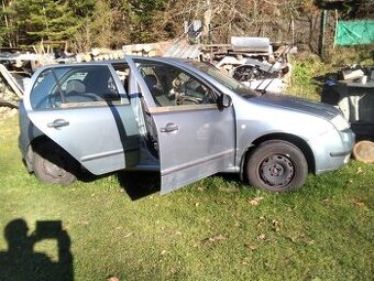 Predné práve zadné prave dvere fabia 1 strieborna