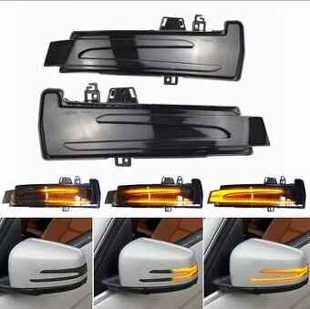 Dynamické led blinkry Mercedes A, B ,C ,CLA ,CLS