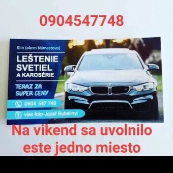 Leštenie a tepovanie vozidiel