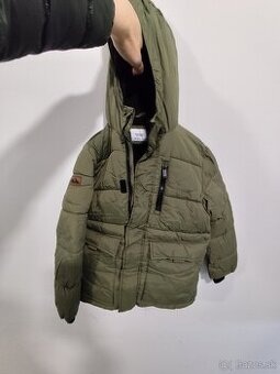 Detská zimná bunda veľkosť 128