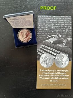 Strieborna minca Auschwitz a Birkenau