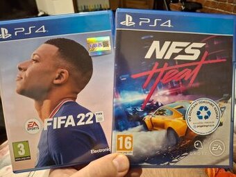 Need for speed Heat + FIFA 2022 na PS4