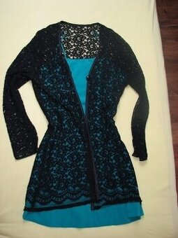 Spoločenské šaty, veľ. 38  s bolerkom