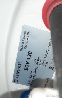 Bojler tatramat EOV120