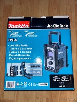 Makita DMR116 Aku rádio, Li-ion (14,4 V / 18V)