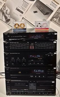 Zostava TECHNICS =X= tuner,equalizer,zosilnovac,CD,deck= M01