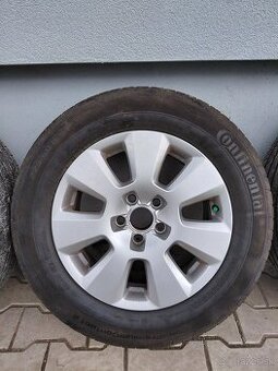 ALU disky s letnými pneumatikami Continental – 225/60 R16