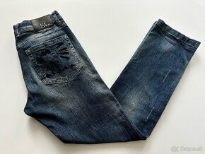 Pánske,kvalitné,štýľové džínsy ICEBERG - veľkosť 32/32