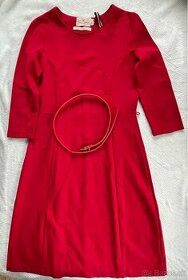 červené šaty púzdrový strih zn Lindex