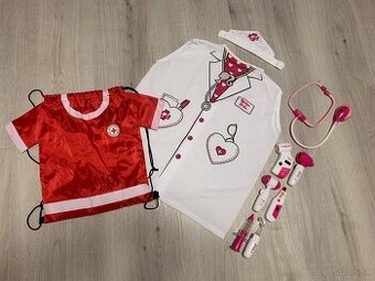 Doktorský set Barbie (detský kostým)
