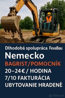 Bagrista, LKW vodič, pomocník
