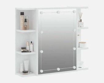 Zrkadlová skrinka s diódou LED White 70x16,5x60 cm