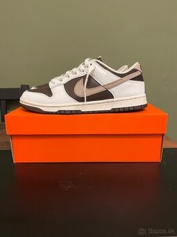Nike dunk low baroque brown + crease guard white veľkosť L