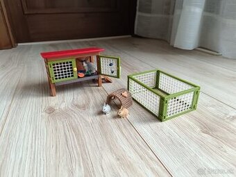 Schleich 42420 Set králikárňa so zvieratkami a príslušenstvo