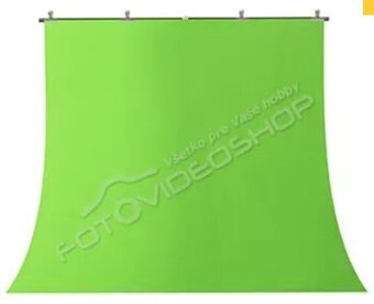 Green Screen pozadie 1,6 x 5m + stojan