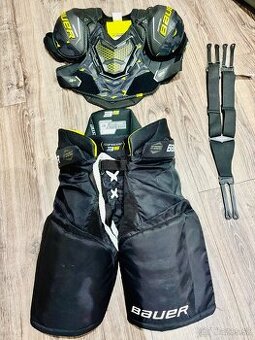 Bauer hokejova vesta + nohavice + traky